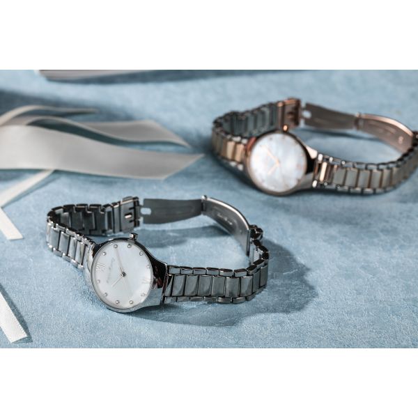 2021 36mm Manufacturer Supplier Amazon Ladies Quartz Watch With Cheap Stainless Steel Case Back 30m Water Resistance