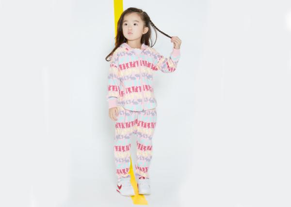 Reactive Printing Kids Girls Clothes Size 8 Little Girls Long Sleeve Tops And Long Pant