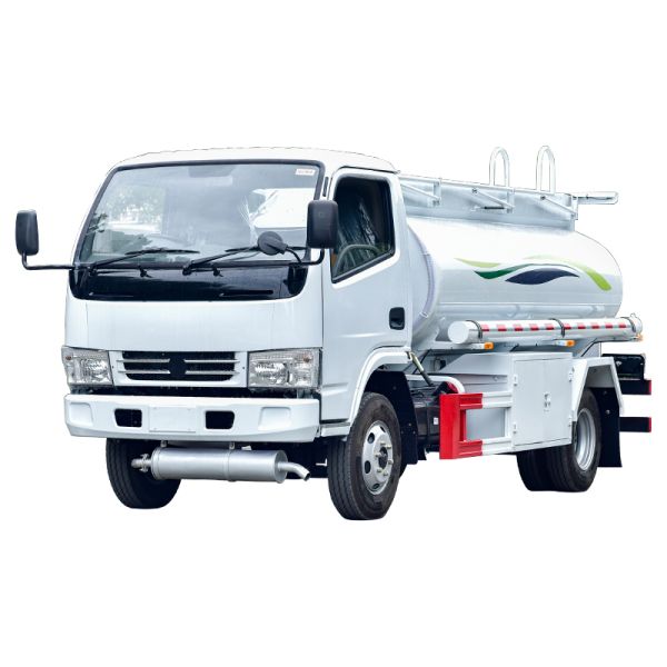 Manual Transmission Dongfeng Small 6000L Diesel Gasoline Fuel Oil Tanker Truck 5-10T GVW