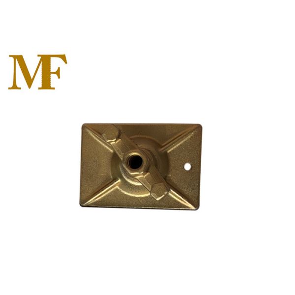 Rectangle Shape 17mm Concrete Formwork Tie Nut Galvanized