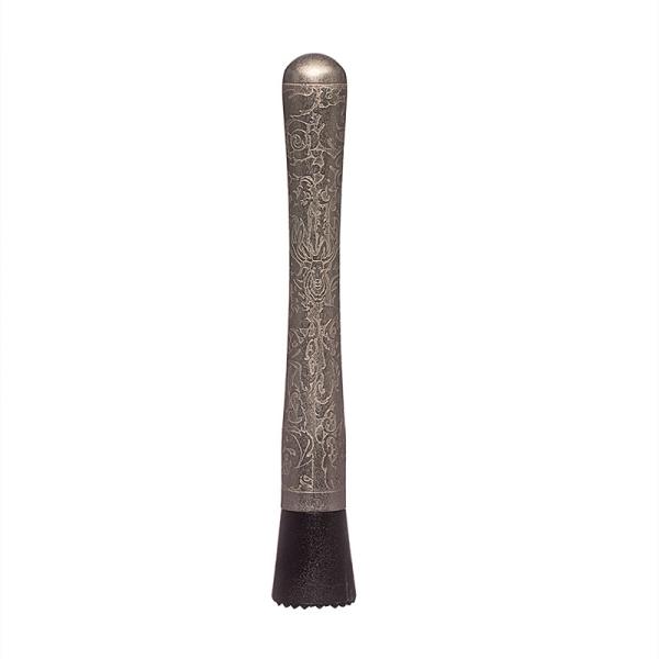 Stainless Steel Cocktail Muddler Gold Baroque Style Bar Muddler for Cocktails