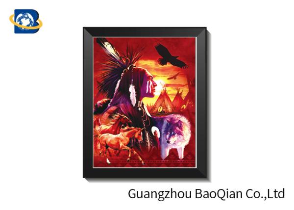 Framed wall art Favorites , 3d Lenticular Flipped Animal Picture For Indoor Decor