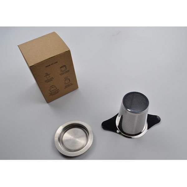 Food Grade 125x75mm Fine Mesh Tea Infuser Stainless Steel 304 With Handle
