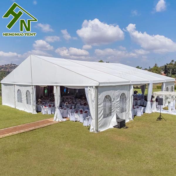 3m To 60m Wide Heavy Duty Marquee Tent Aluminum Structure Decorated Lining