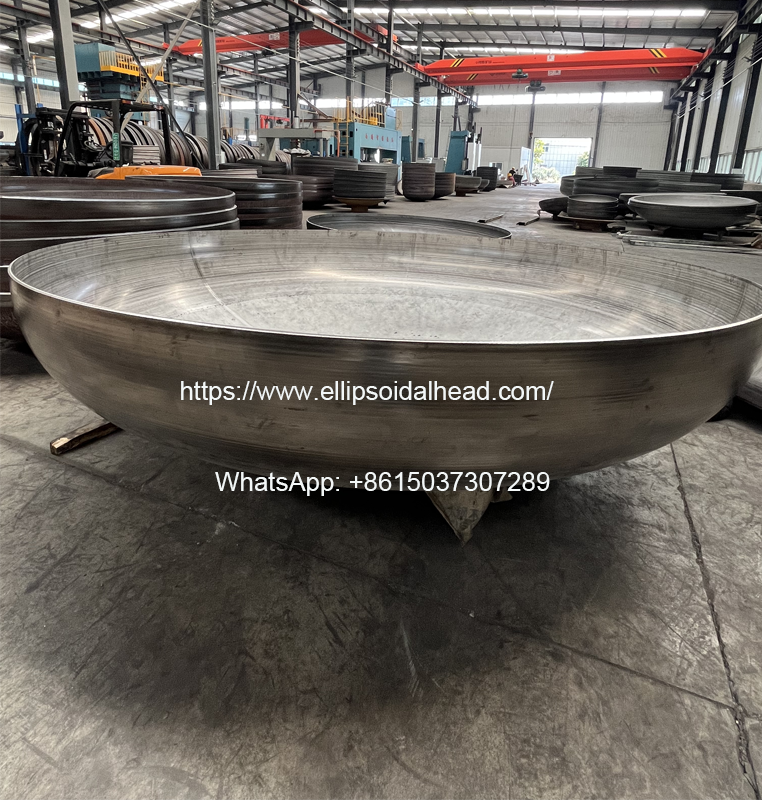 ASME U-Stamp Weld Fabricated SA-537 Class 2 Carbon Steel Pressure Vessel Dished Ends Manufacturer from China