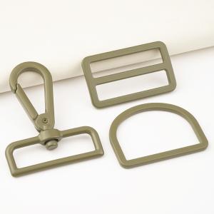 Metal Bag Snap Hook 20mm 25mm D Ring 38mm Adjuster Slider Buckle Lanyard Swivel