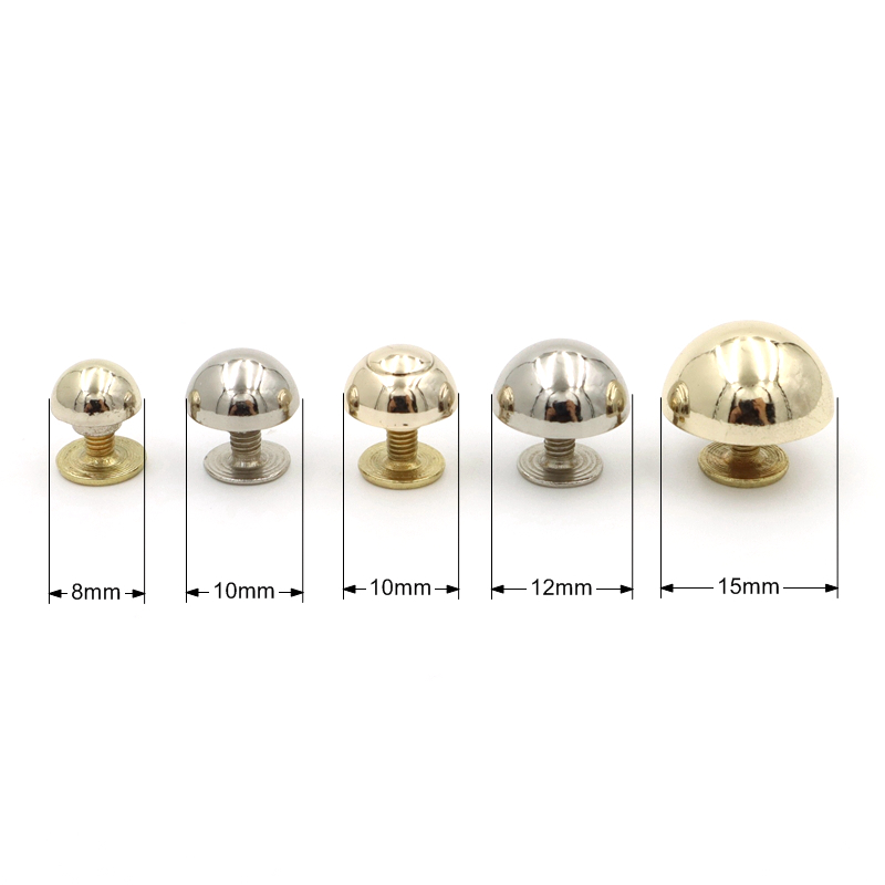 Anti Fade Metal Rivet Buttons 10mm 20mm 15mm 12mm Rivet Buttons For Jeans