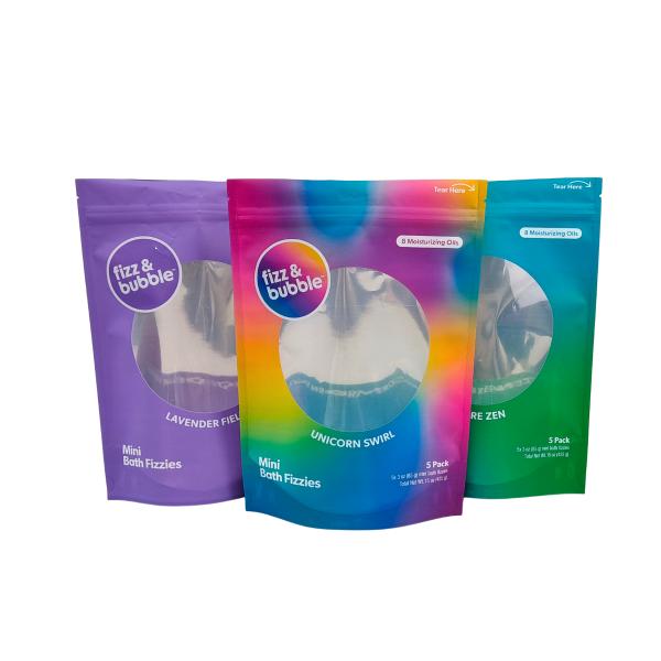 Custom Stand Up Bath Salt Bags 1000pcs MOQ PET/PE/AL Material