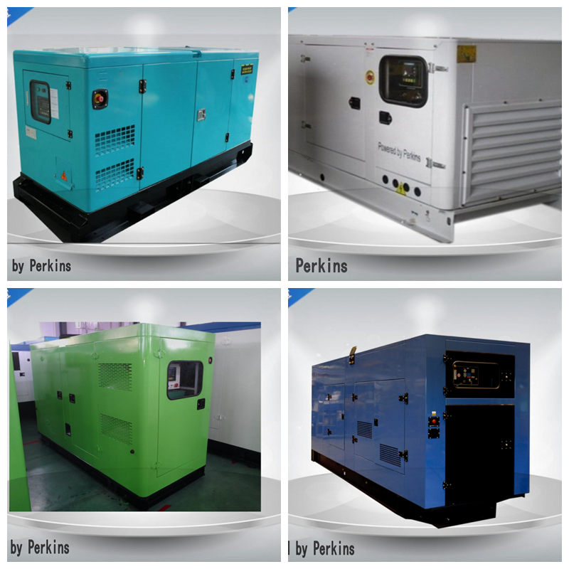 Canopied Industrial Diesel Generators Set Weatherproof With OEM / ISO Certification