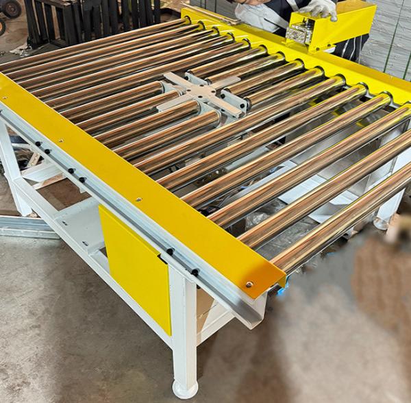ESD-Safe Roller Conveyor Line with Drum Width 400 mm and Belt Speed 0-10 m/min For PCB Assembly