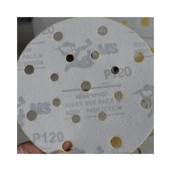 17 Holes 6 Inch Automotive Sandpaper Abrasive Automotive Sanding Discs