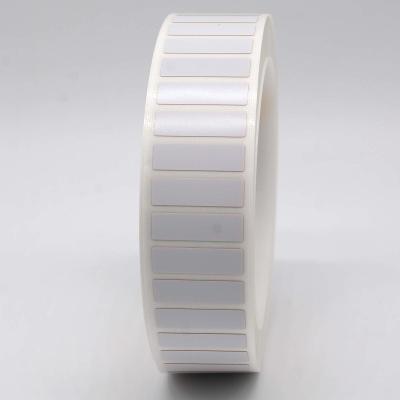23.5mmx7mm Permanent Adhesive Label 1.5mil White Matte High Temperature Resistant Polyimide Label