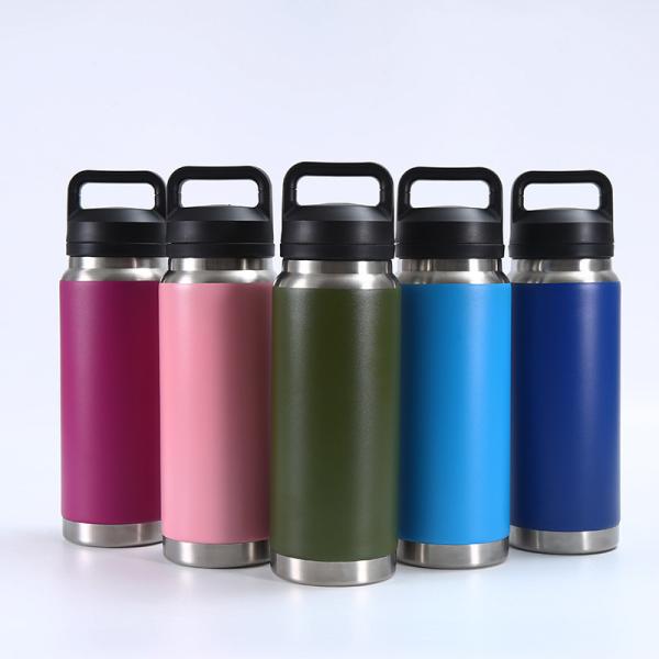 Vacuum Insulated Tumbler Stainless Steel With Chug Cap 27 Oz Bottle Stainless Steel Thermos Cup Water Bottle Thermos For Men And Women
