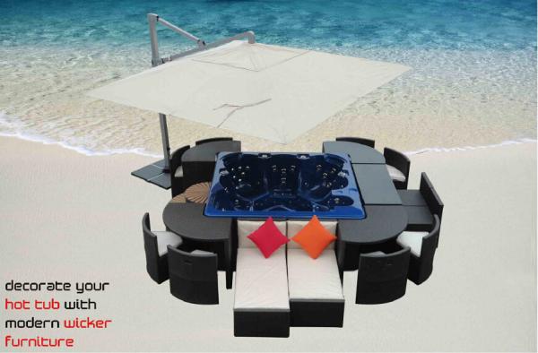 outdoor furniture Spa or jacuzzi furniture-9601