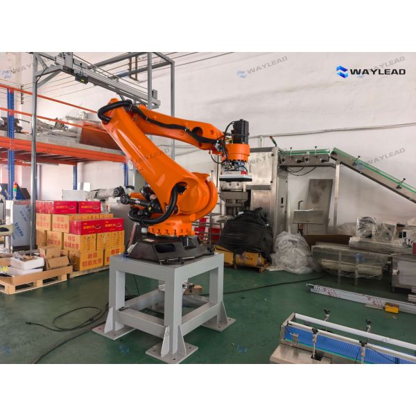 Fully automated Robot Palletizing System, stacking height 2500 mm