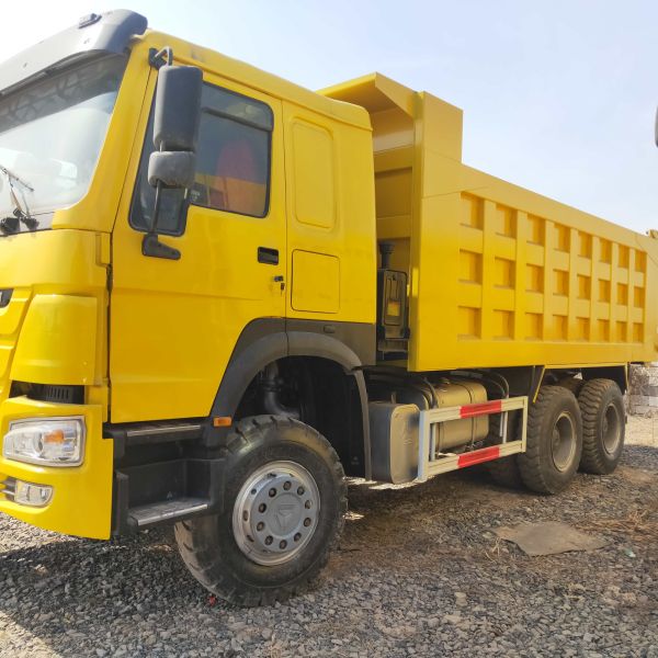 6x4 Diesel Used Dump Truck Tipper Second Hand Howo 371hp manual diesel