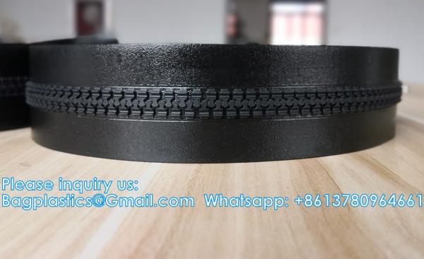 Heavy Duty TPU Airtight Zipper IPX8 Waterproof For Cooler Bag, Vaccumed Bag, Isolation Capsule Drysuit Zipper