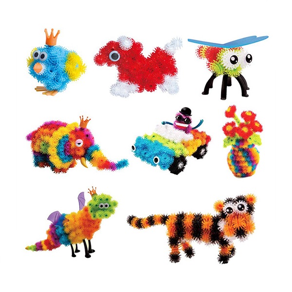 400Pcs ABS Sticky Thorn Balls Building And Construction Toys For Age 4 Years Boys / Girls
