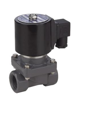 Anti Corrosive PVC Plastic Fluid Solenoid Valve 1/2＂3/4＂For Acid / Alkali Liquids