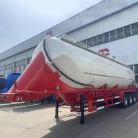CIMC High Tensile Low Carbon Alloy Steel 40cbms 3-axle W Shape Bulker Carrier Cement Semi-trailer