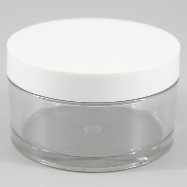 Tarros cosméticos 60g 2.7oz del claro plástico del ANIMAL DOMÉSTICO