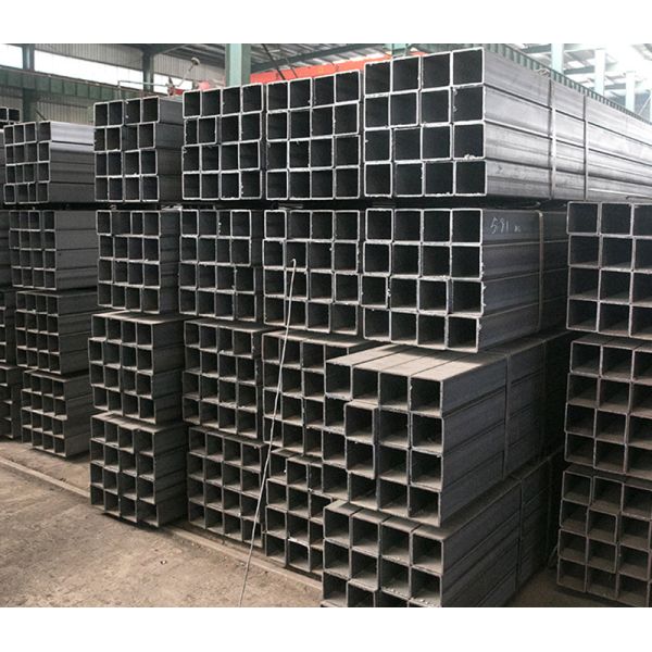 SS400 S235JR Construction Tubes 80x80 square Hollow Sections Black Steel Tube