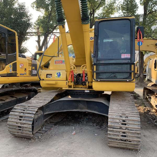 Cor original Usado Komatsu PC200 Escavação 0.8m3 99KW