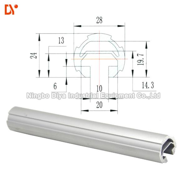 Anodizing Od28mm Thinckness 1.7mm T Slot Aluminum Frame