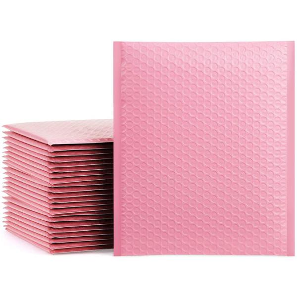 Custom Color Size Dark Green Envelope Pouch Factory Wholesale Mini Bubble Bags Eco-friendly Shipping Packaging Mailer Bu