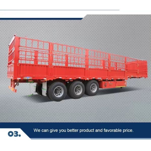 Grade Heavy Duty Low Bed Container House Chassis Frame Unpowered Flat Trailer with 1