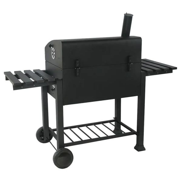 Ultimate BBQ Experience Deluxe BBQ Smoker with Large Trolley and Steel Cooking Grill