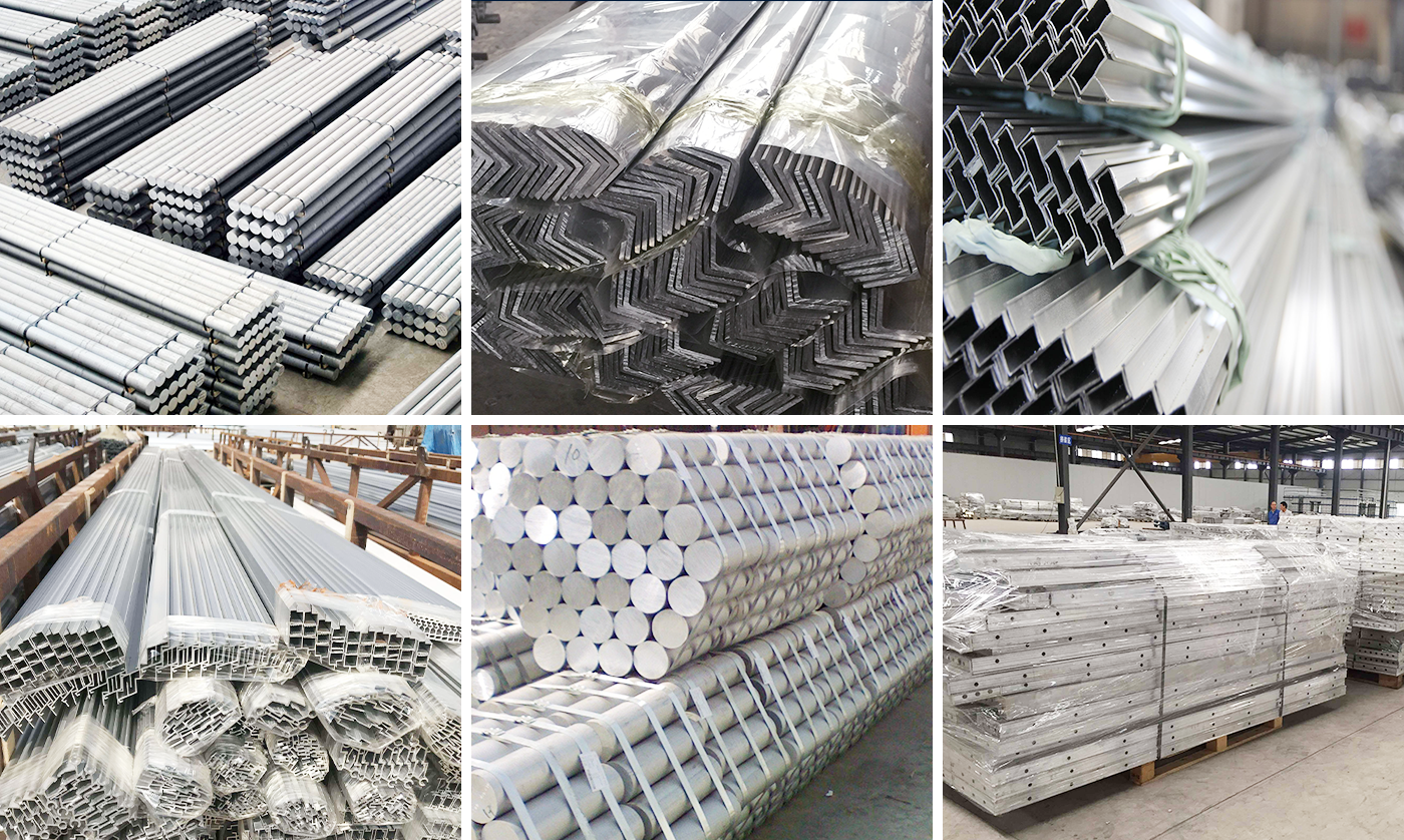 6060 6061 6063 6082 Aluminum Extrusion Profiles Rectangular Round Flat Bar Aluminium