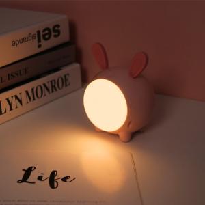 3 Color Bedside Night Light Temperture Cute Led Touch Usb Charging Stepless