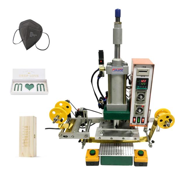 Automatic Pneumatic Gold Hot Foil Stamping Logo Printing Machine Plane Digital Hot Stamping Machine