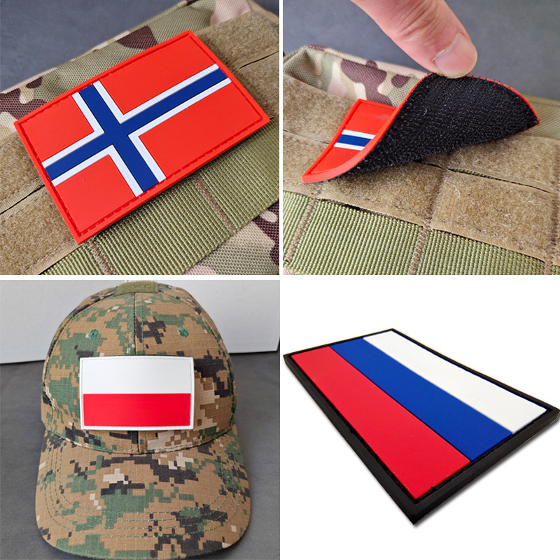 Customized Pvc Patch Creative Lettering Clothing Logo Badge Rubber Soft Pvc Patch