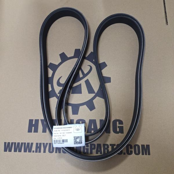 La courroie du ventilateur 3911581 V de moteur de Hyunsang a nervuré la ceinture pour des machines de construction