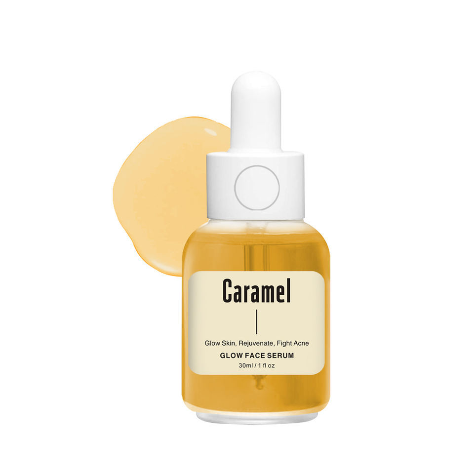 OEM ODM whitening skin care serum essence brand natural skin care product caramel acne treatment skin whitening caramel glow facial serum
