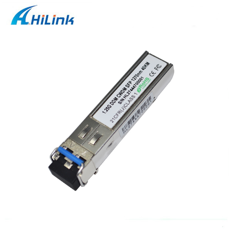 DOM DDM модулей OEM 1.25G CWDM 1270~1610nm 40KM двойные LC CWDM SFP