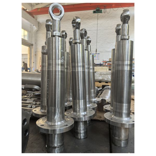 30MPa Telescopic Hydraulic Cylinder 600mm Stroke Customizable
