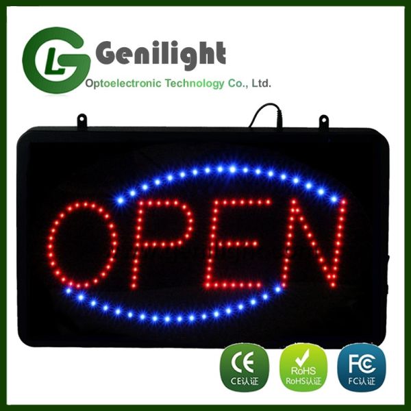 DIY Acrylic Led Sign for Open Window Working Lifetime 10000 hours Customized Design