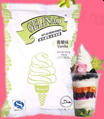 Vanilla soft ice cream powder supplier OceanPower Gelinao Halal HACCP FDA
