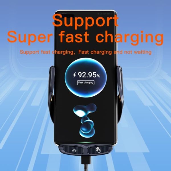 Magnetic Wireless Car Phone Charging Mount Smart Secure Hands Free Driving