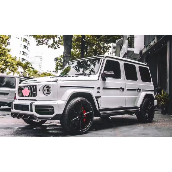 High Quality Carbon Fiber W464 G500 G63 Body Kit W464 Upgrade Topcar Style Front Shovel Rear Lip  Spoiler