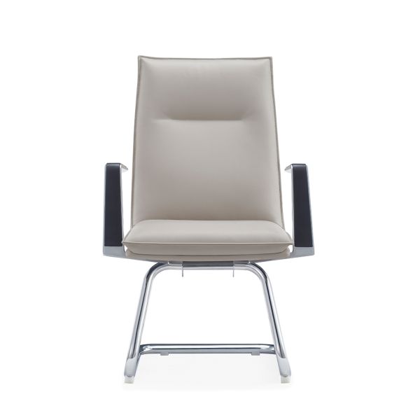 ODM Leather Office Swivel Chair Aluminum Armrest With PU Pad