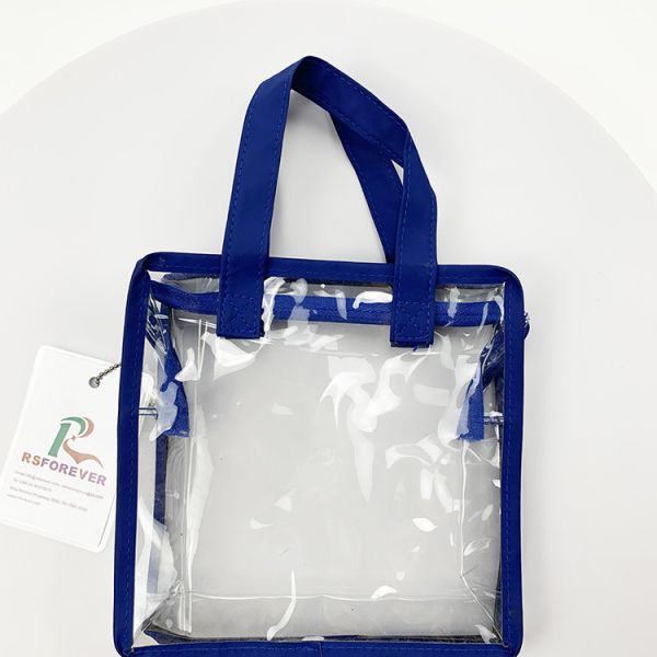 Professional Transparent  Travel Bag PVC Makeup Cosmetic Zipper Bag