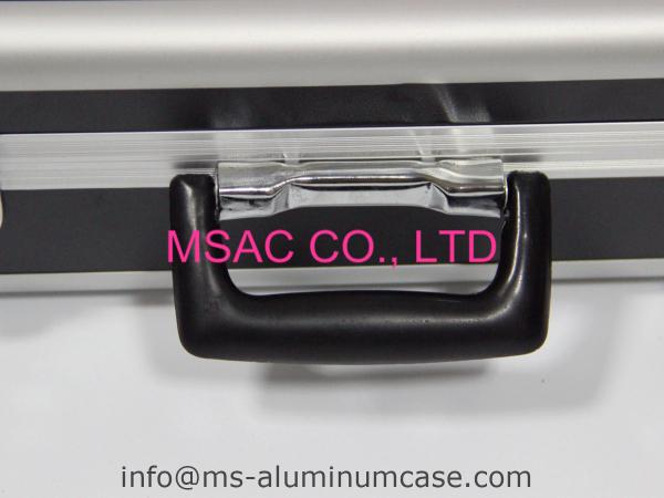 Equipment Strong Aluminum Hard Case Black Fireproof Panel One Lock For Security