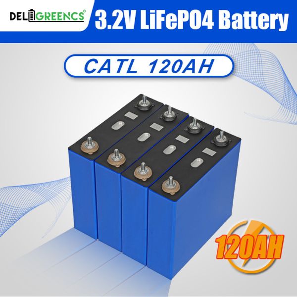 CATL 120Ah 3.2V LiFePO4 Lithium Iron Phosphate Battery with 3500 Cycles for Solar Energy Storage