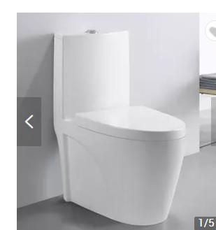 Compact One Piece Toilet Seat Single Piece Elongated 300/400mm