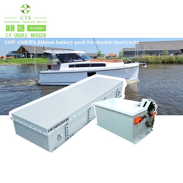 CTS Electric Marine 200V 300V 400V Lifepo4 Nmc 20kwh 30kwh 40kwh Battery Pack For Electric Boat Yacht