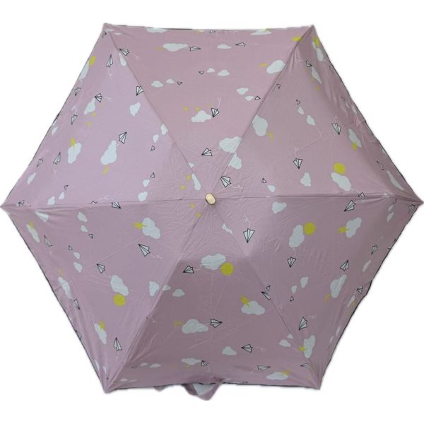 Classic Windproof 5-Fold Manual Umbrella, Black Coated Canopy, Business Gift with Custom Printing